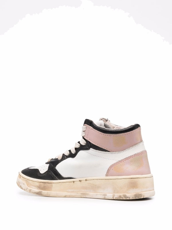 Medalist Leather Hightop Sneakers