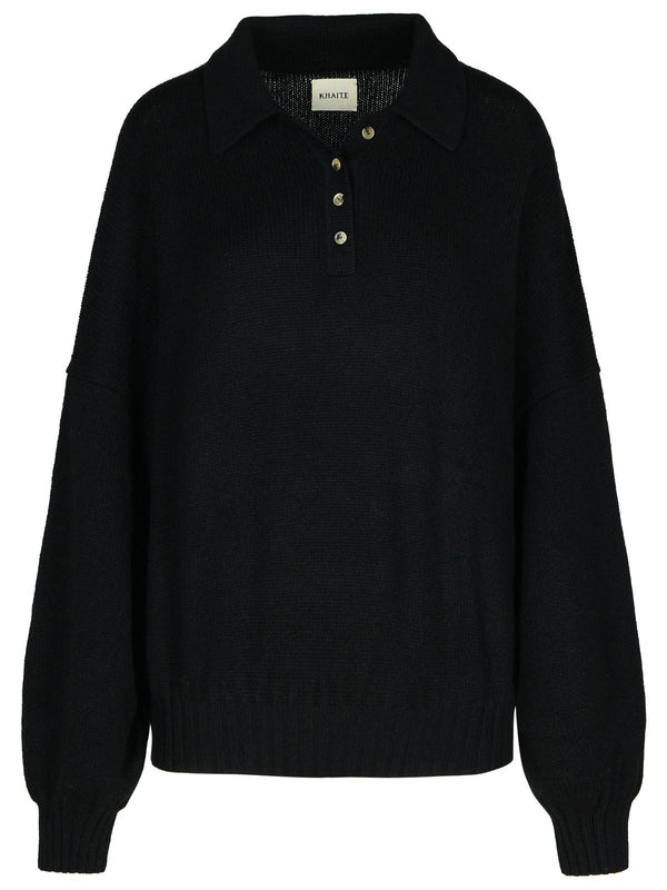 Rene Cashmere Knit Polo Shirt