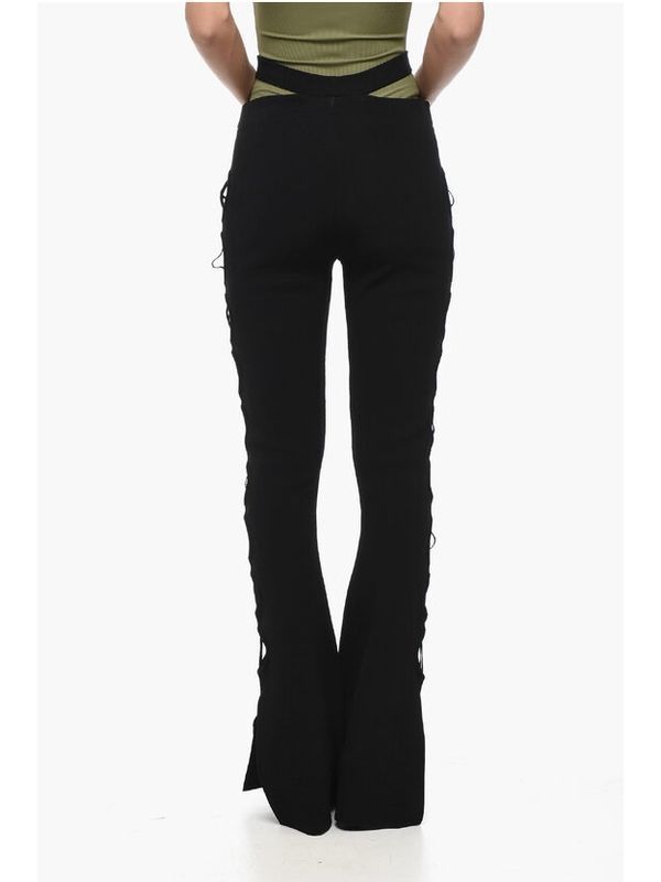 Cutout Flare Pants