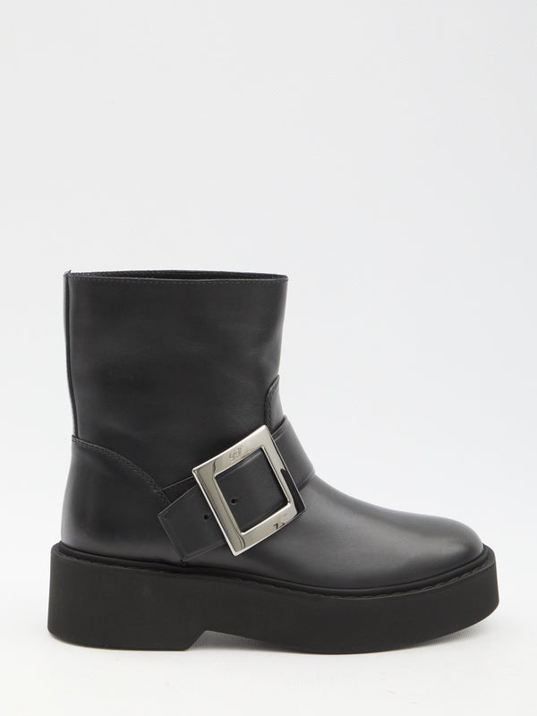 Viv Rangers Leather Ankle Boots - Jente