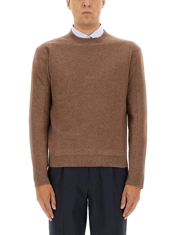 Z Zegna Brown Knitted