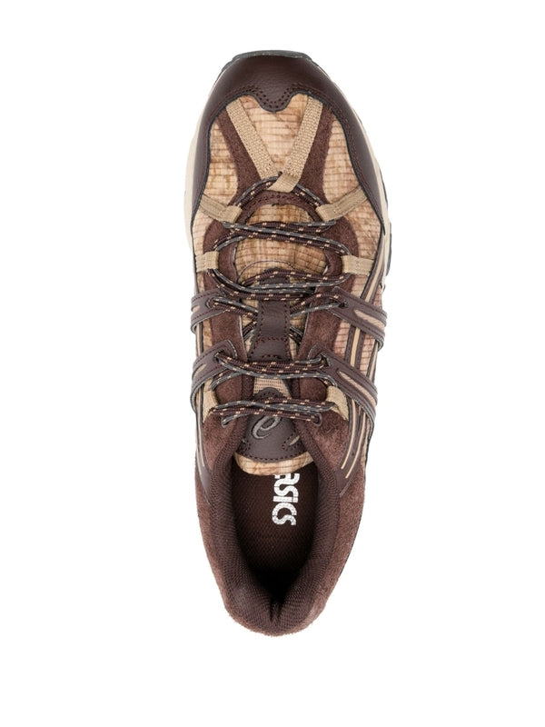 Asics Brown Low Top Sneakers