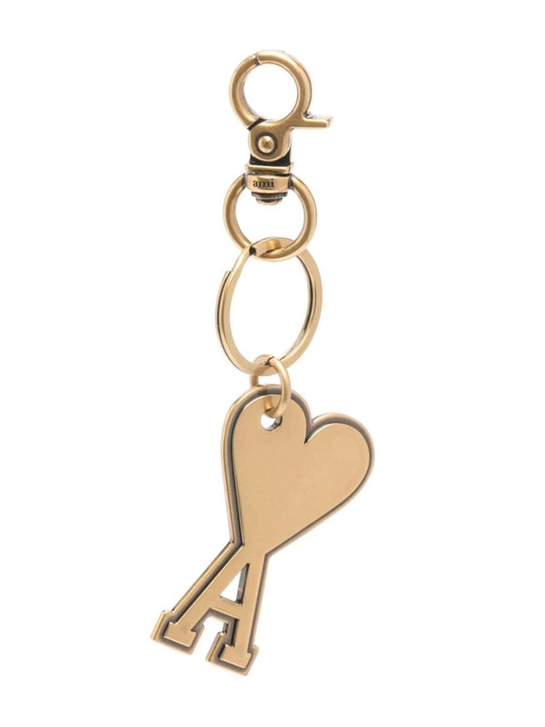 Heart Logo Charm Keyring