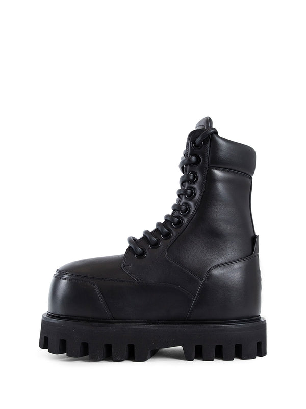 Calfskin Lace-up Boots