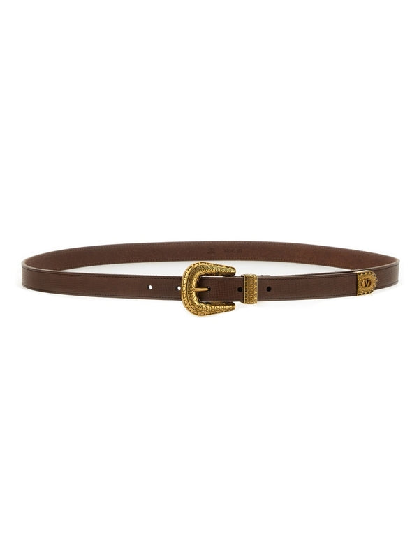 Valentino Brown Leather Belts