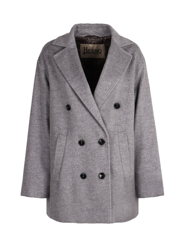 Wool Double Breasted Coat