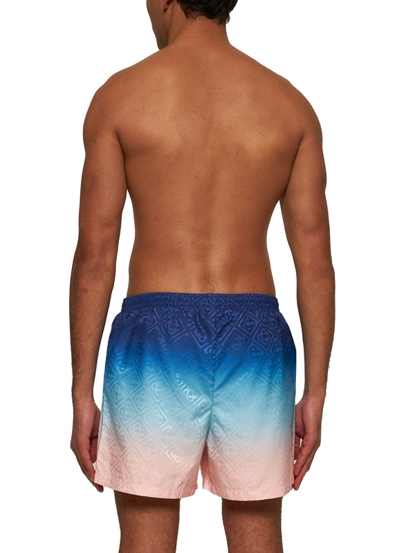 Gradient Banding Swim Shorts