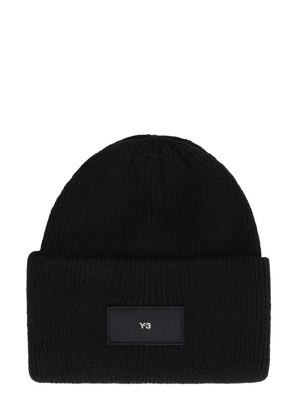 Logo Patch Wool Blend Beanie