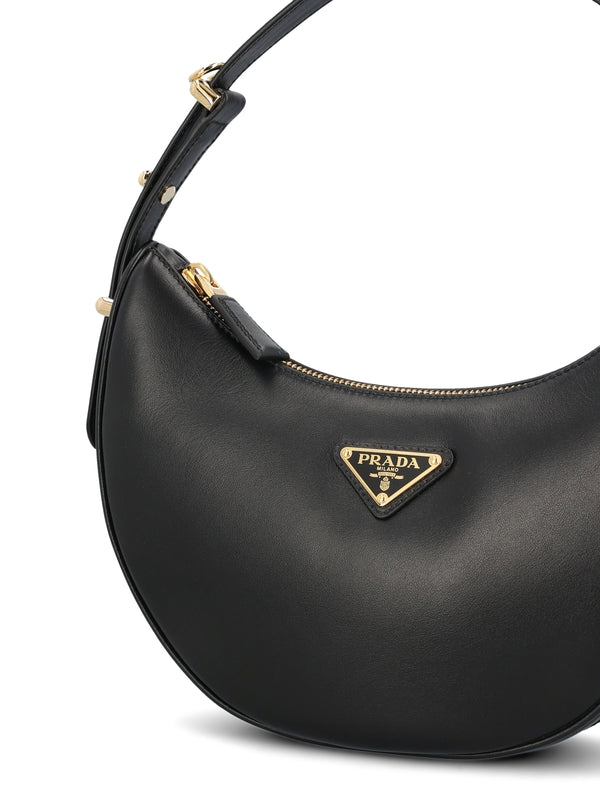 Arke Triangle Logo Leather Small Shoulder
  Bag