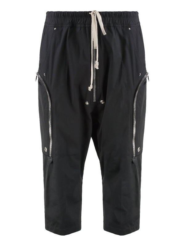 Bauhaus cotton cargo cropped pants