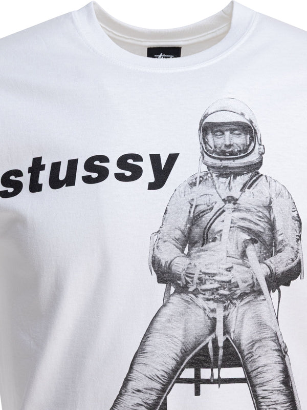 Stussy White Half Sleeve
