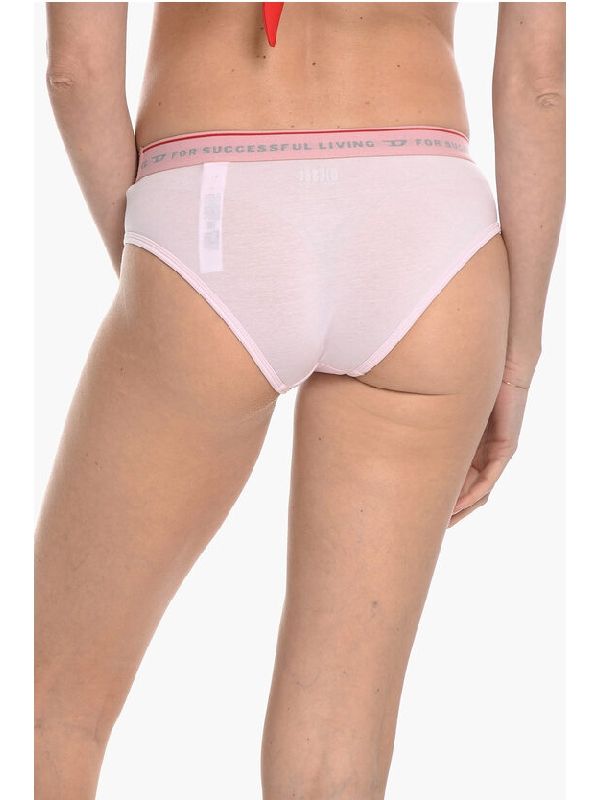 Slogan Logo Band Panty 3-Pack