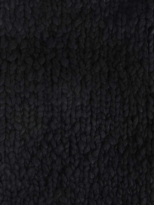 Yohji Yamamoto Black Wool Mufflers