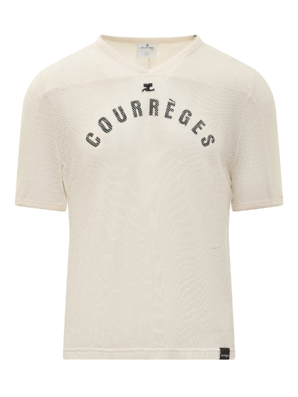 Baseball Logo Mesh Top