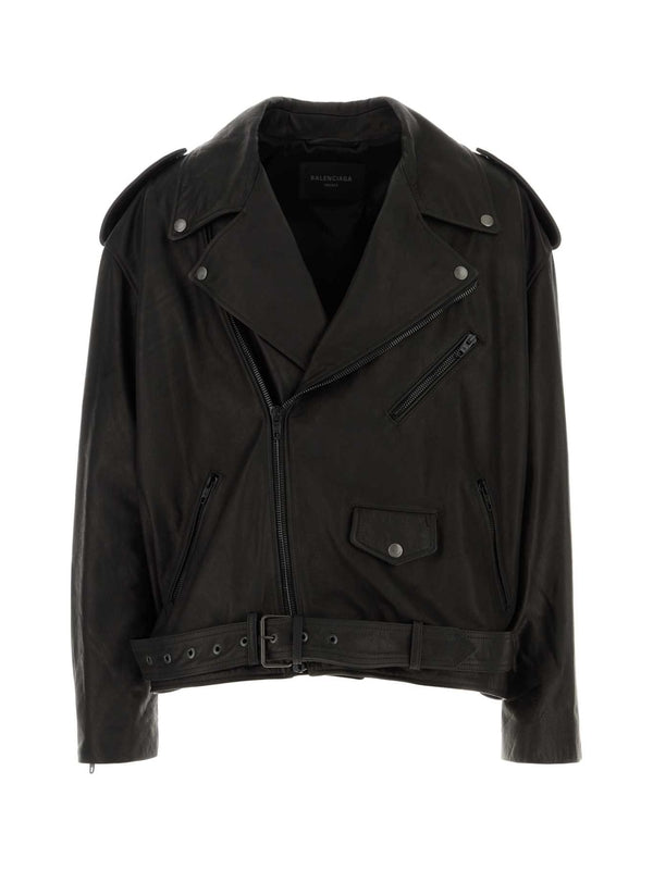 Balenciaga Black Biker Jacket