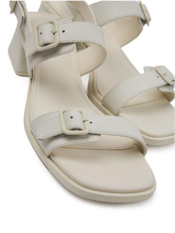 Camper White Sandals Heel