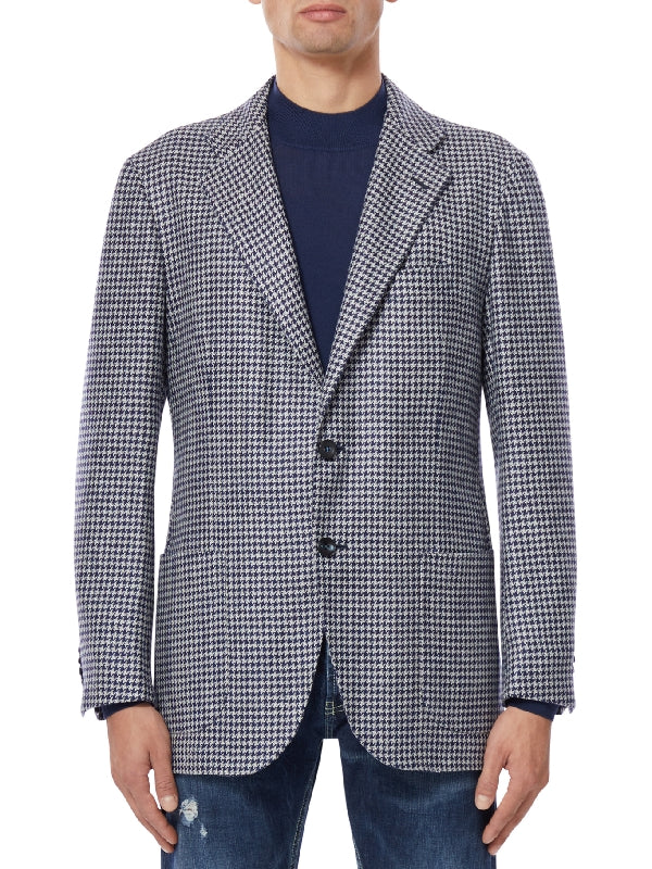 Houndstooth Cashmere Jacket