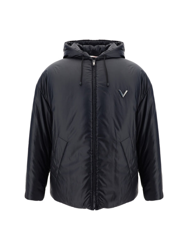 V Logo Nylon Padding
