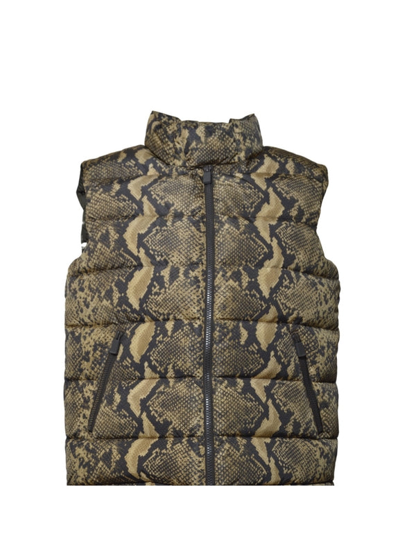 Aspesi Green Animal Pattern Down