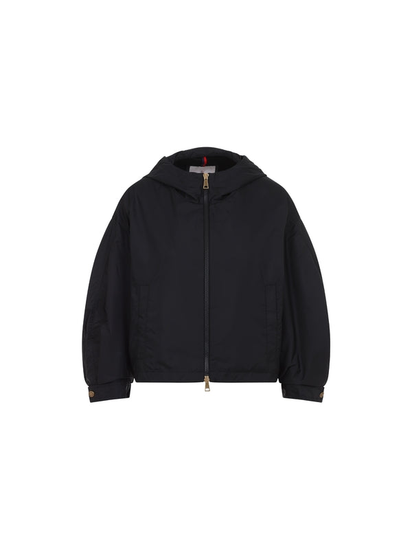 Vizille Logo Patch Nylon Hooded Jacket