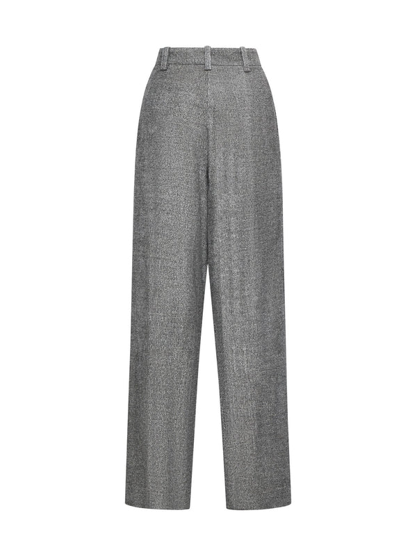 Wide Fit Pleated Pants