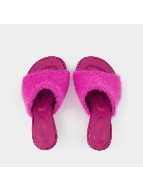 Argilla Fluffy Band Mules Heels