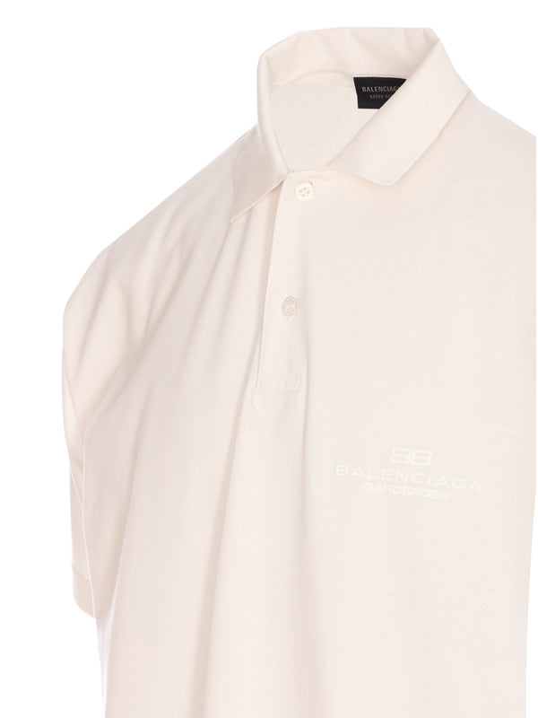 BB Logo Cotton Polo Shirt