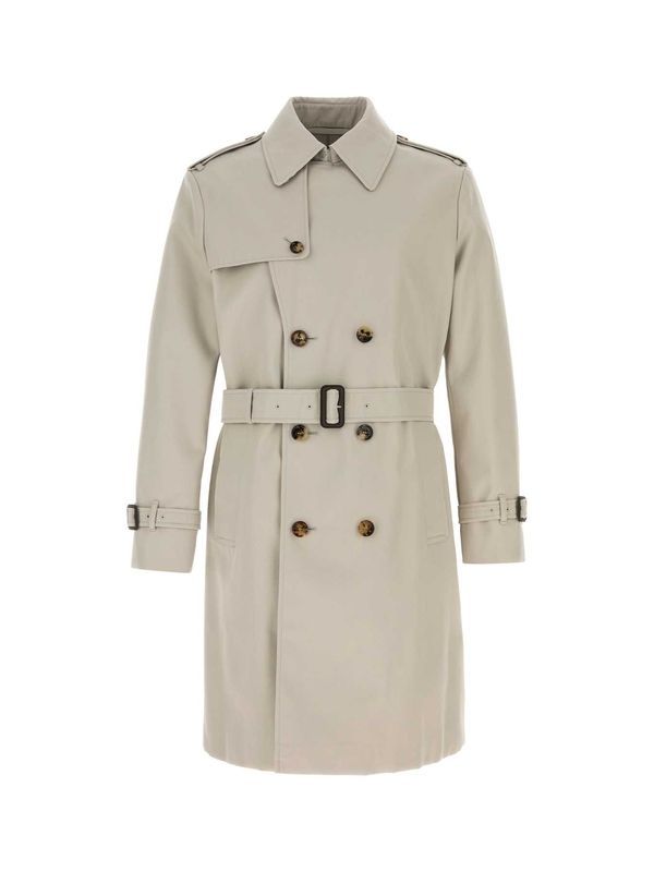 Cotton Blend Trench Coat