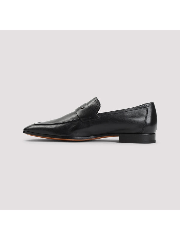 Kangaroo Leather Penny Loafers