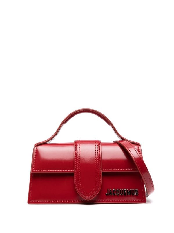 Bambino Logo Leather Tote Bag