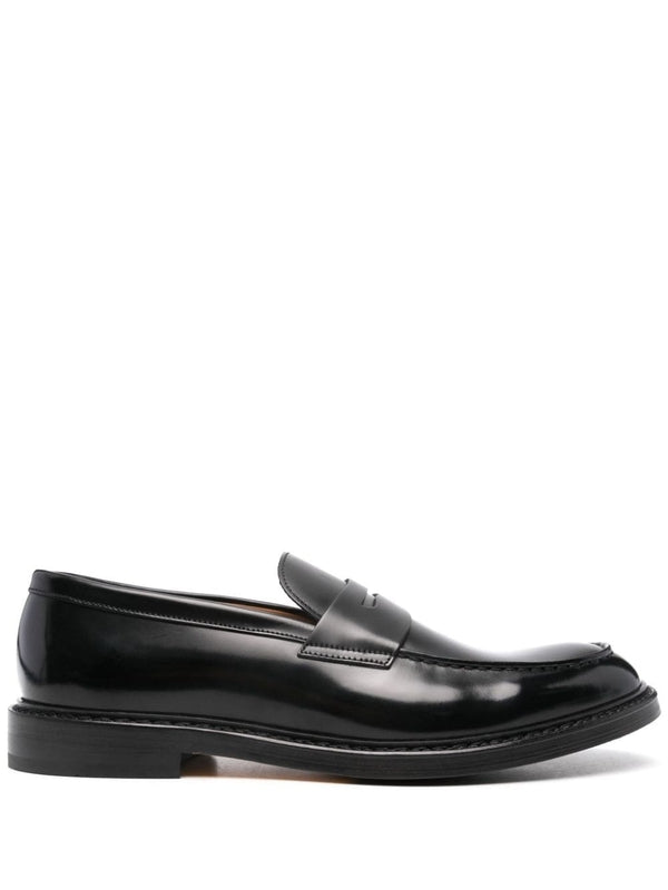 Doucal'S Black Penny Loafer