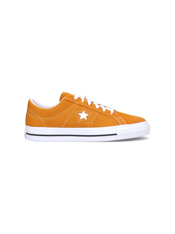 Converse Orange Low Top Sneakers
