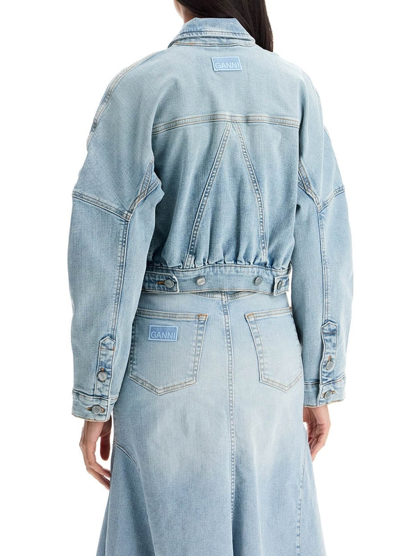 Back Logo Patch Denim Jacket