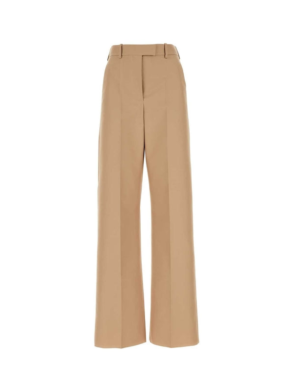 Beige Wide Pants