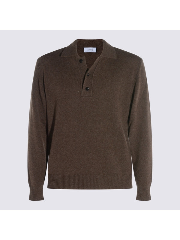 Lardini Brown Polo Shirts