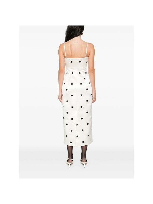 Polka-Dot Print Dress