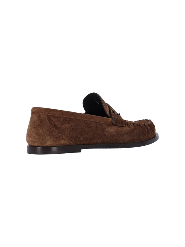 Saint Laurent Brown Penny Loafer