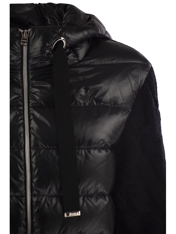 Wool Sleeve
  Quilted Padding Jacket