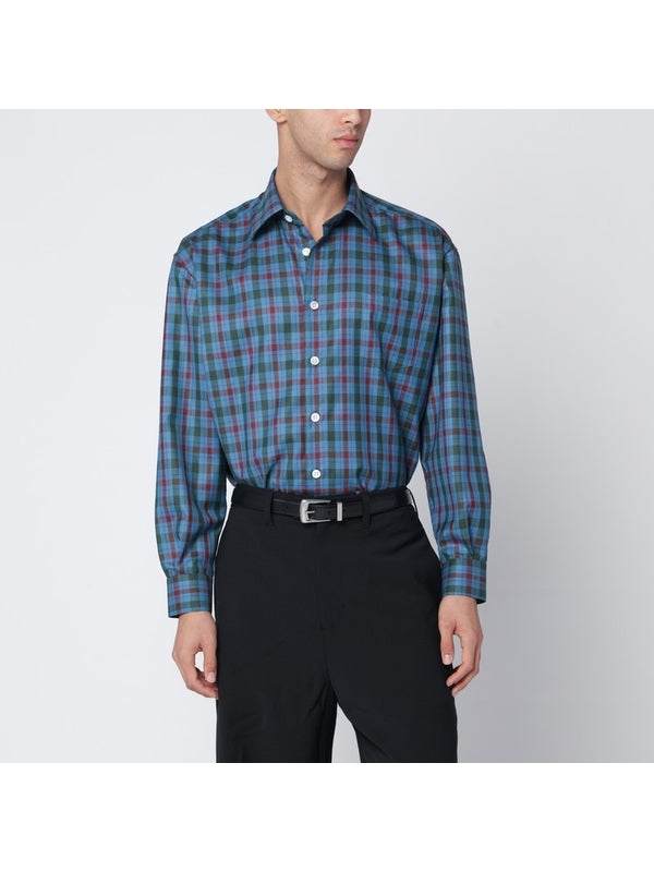 Namacheko Blue Checked Shirts
