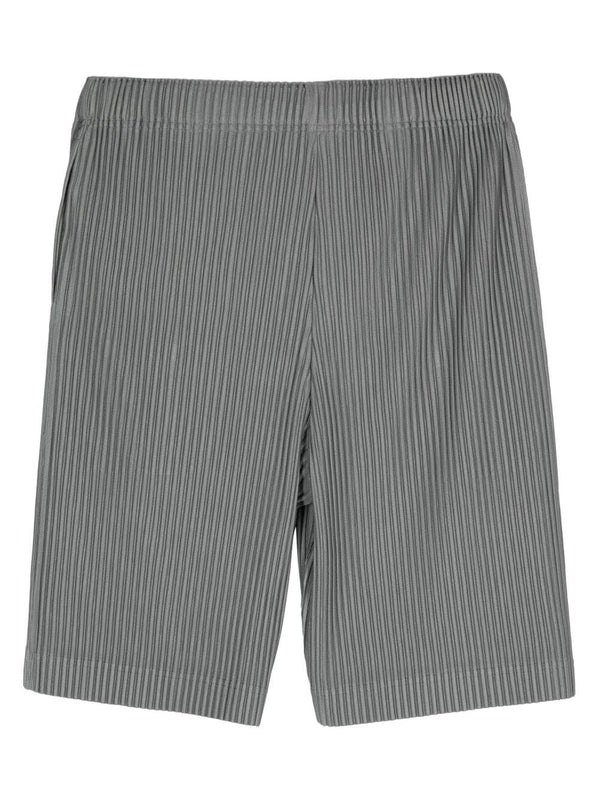 Pleated Bermuda Shorts