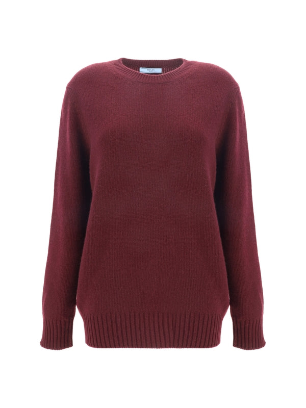 Triangular Patch Cashmere Wool Knit