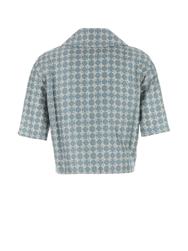 Allover
  Pattern Silk Shirt