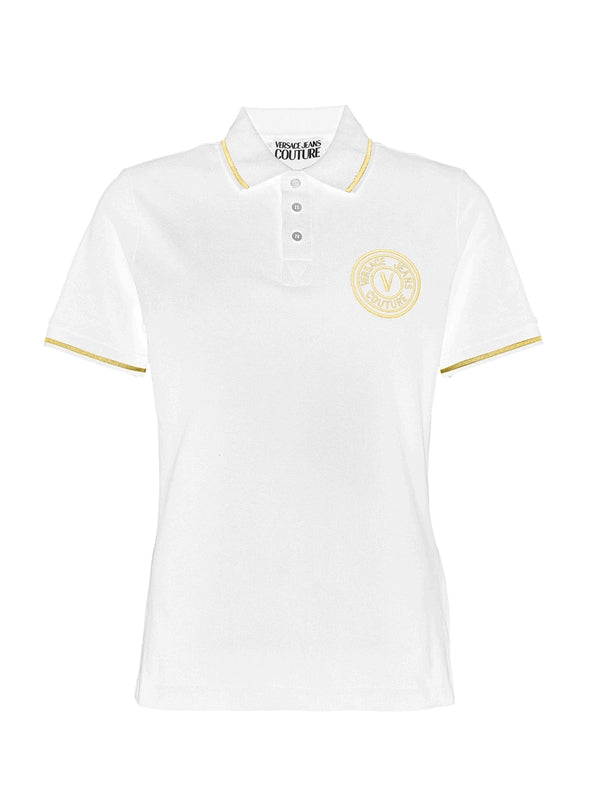 Versace White Polo Shirt