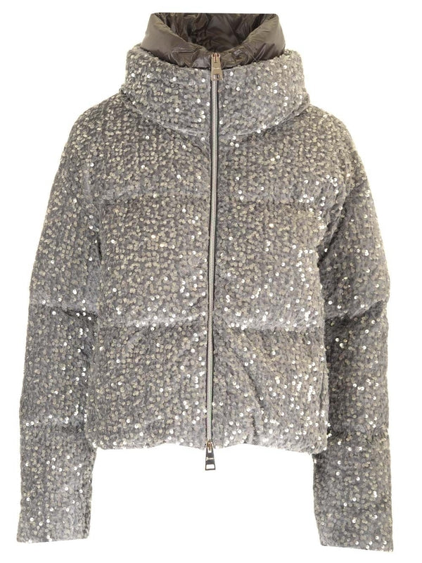 Sequin Embellished Padded