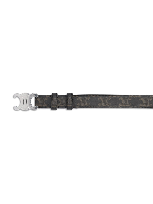 Triomphe Buckle Canvas Belt