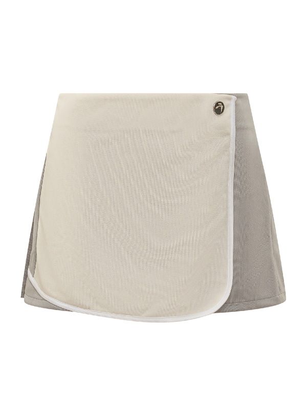 Back Pleat Detail Track Skirt