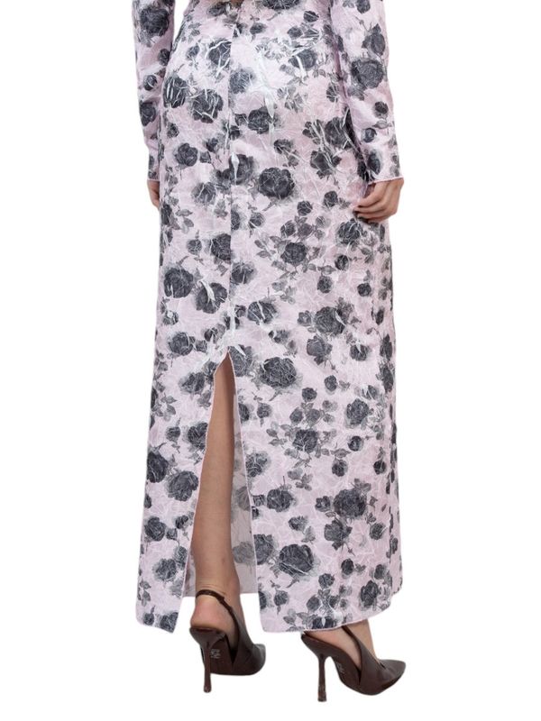 All-Over Flower Printing Long Dress