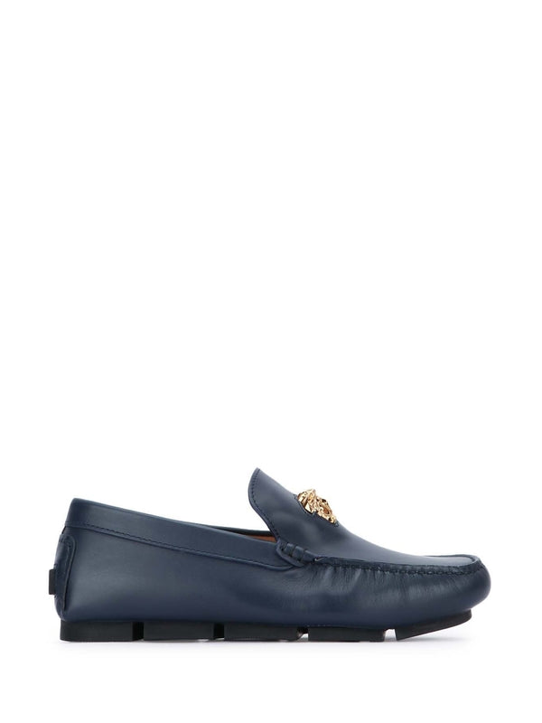 Versace Navy Driving Shoes