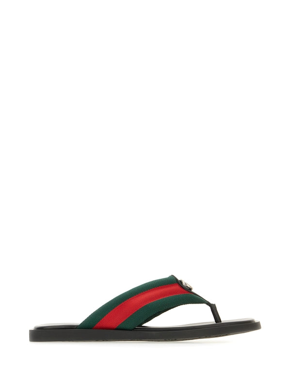 Gucci Black Flip Flops