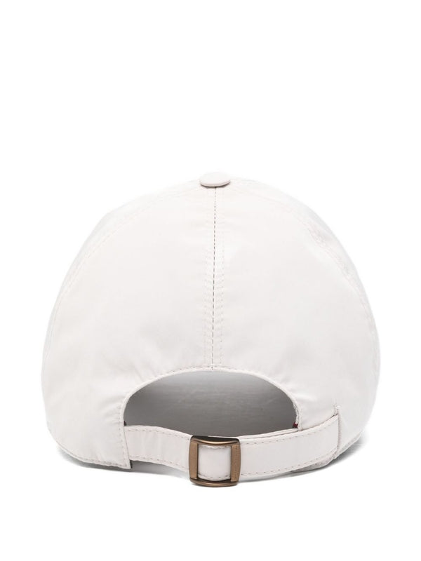 Brunello Cucinelli White Ball Cap